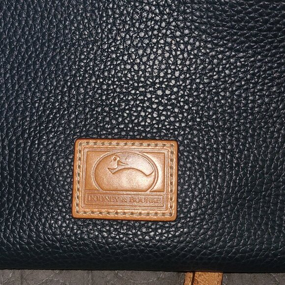Dooney & Bourke Leather Crossbody Bag Navy blue.. - Picture 11 of 12